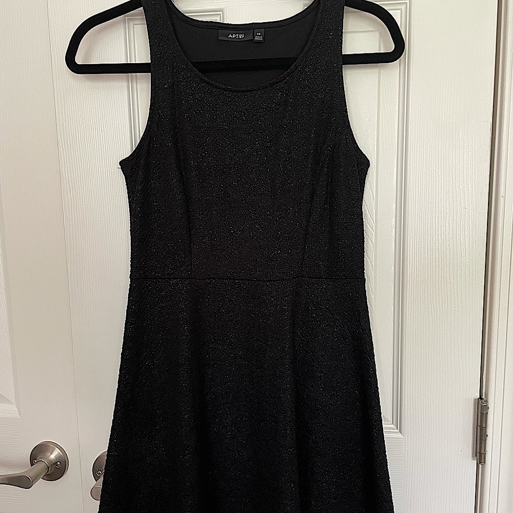 Black Textured Dress
